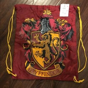 Universal Studios Gryffindor Drawstring Backpack